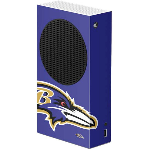NFL Baltimore Ravens Large Logo Xbox Series S Console Skin